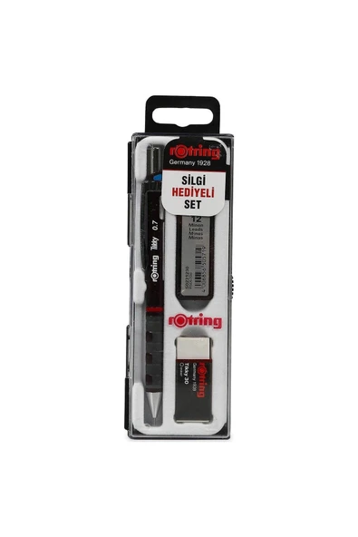 Tikky Okul Seti 0.7 Mm Siyah Versatil Kalem & Silgi & Uç ürün görseli 1