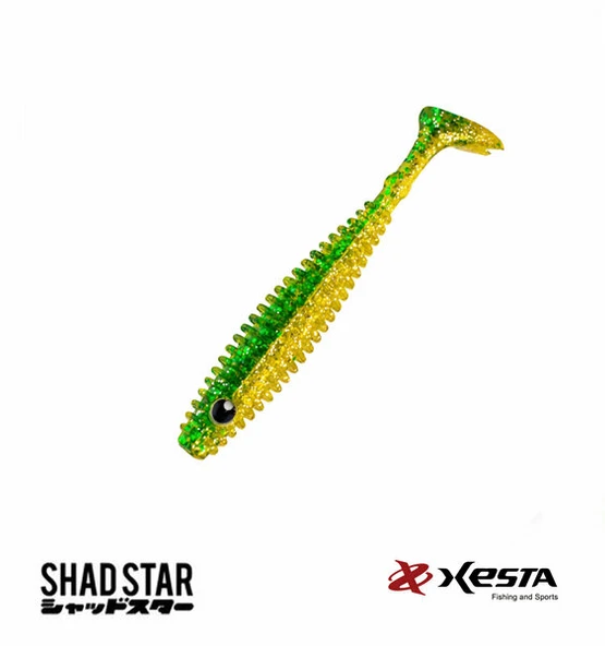 Xesta Shad Star 3.5" 9.5cm GGD 6P Silikon Yem ürün görseli 1