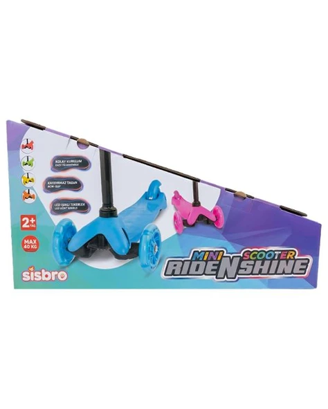 Sisbro Mini Işıklı Scooter Sarı 309903 ürün görseli 1