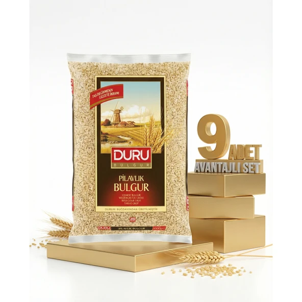 Duru Pilavlık Bulgur 9x1 Kg - Resim 2