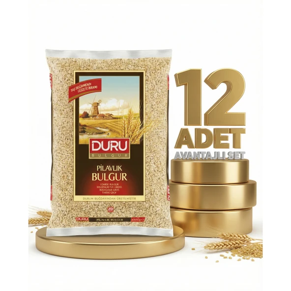 Duru Pilavlık Bulgur 12x1 Kg ürün görseli 1