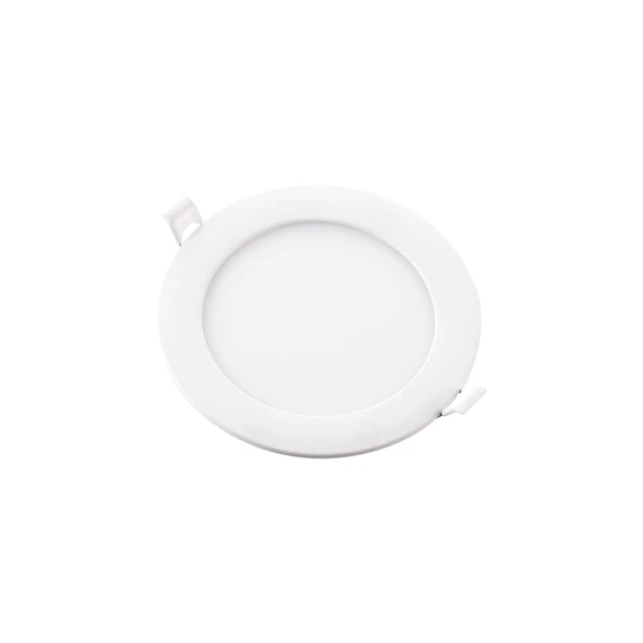 ZMR-203 2’li Set 9W Gömme LED Spot Slim Panel Armatür 6500K Beyaz Işık Alüminyum Kasa Yuvarlak Tavan Spotu ürün görseli 1