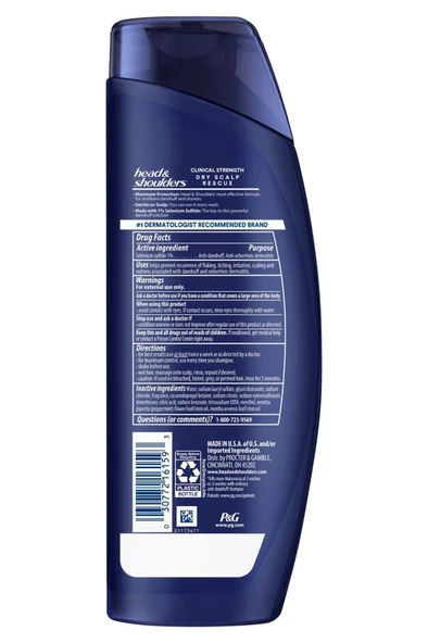 Head & Shoulders Clinical Strength Şampuan 400ML - Resim 2