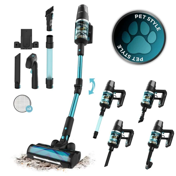 Cecotec Conga Rockstar RX50 Pet Flex X-Treme Kablosuz Dikey Süpürge ürün görseli 1