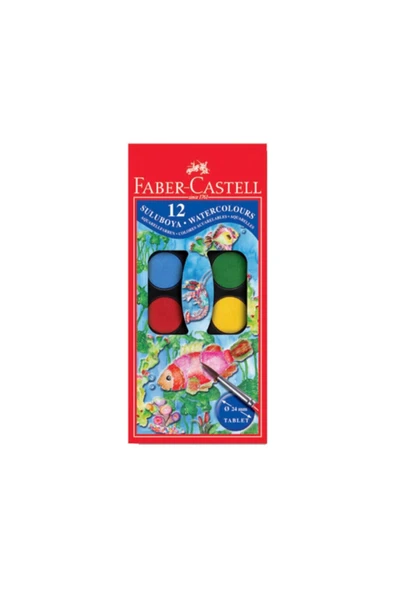 Faber-castell Redline Suluboya Küçük Boy 12 Renk 5292125011000 ürün görseli 1