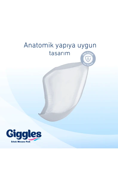 giggles Erkek Mesane Pedi,Medium Beden, 40 Adet - Resim 4