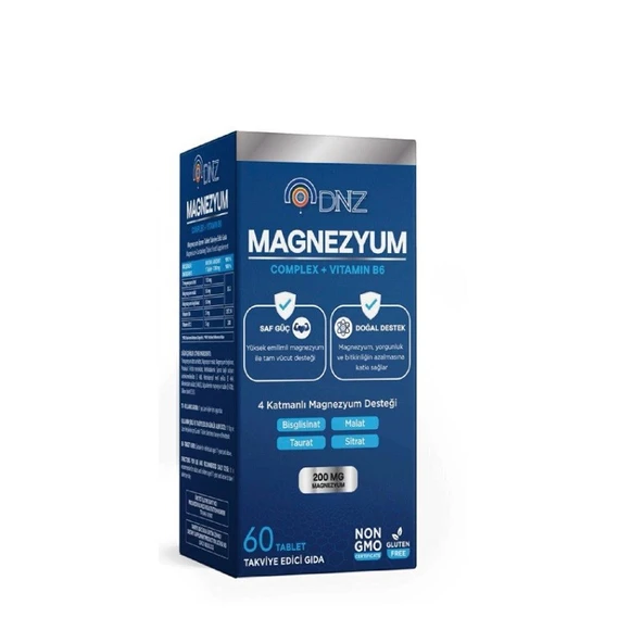 Dnz Magnezyum Complex +B6 60 Tablet ürün görseli 1