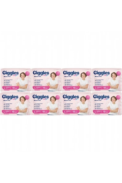giggles Kadın Mesane Pedi Large (Yoğun) 80 Adet ürün görseli 1