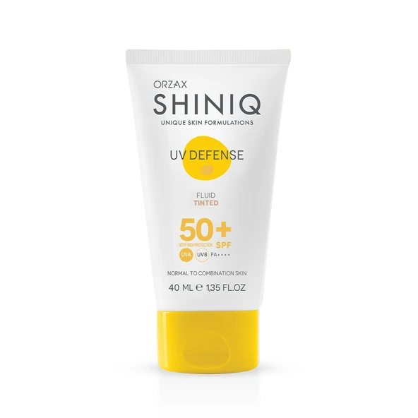 Shiniq UV Defence Normal ve Karma Ciltler için Renkli Güneş Koruyucu SPF50+ 40ml. ürün görseli 1