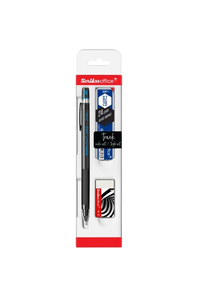 Track 3'lü Set Mekanik Kurşun Kalem 0.7 mm Mavi ürün görseli 1