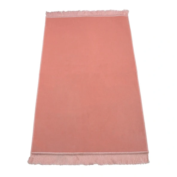 Kadife Velur Seccade Düz Renk (70x110 cm. Pembe) ürün görseli 1