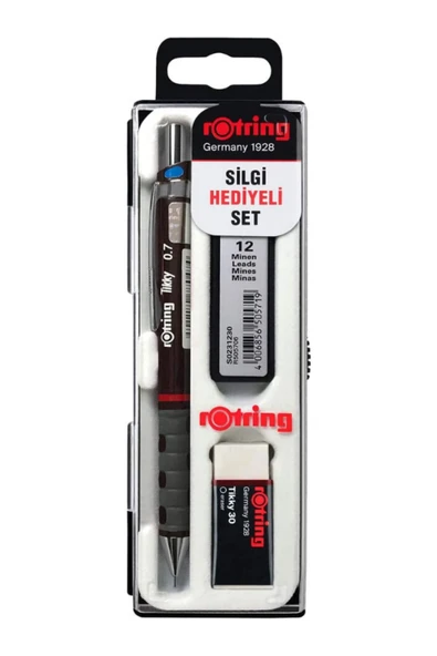Tikky 0.7 Mm Uçlu Kalem Uç Ve Silgi Set – Kahverengi ürün görseli 1
