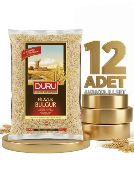 Duru Pilavlık Bulgur 12x1 Kg - Resim 2