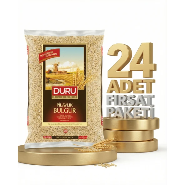 Duru Pilavlık Bulgur 24x1 Kg ürün görseli 1
