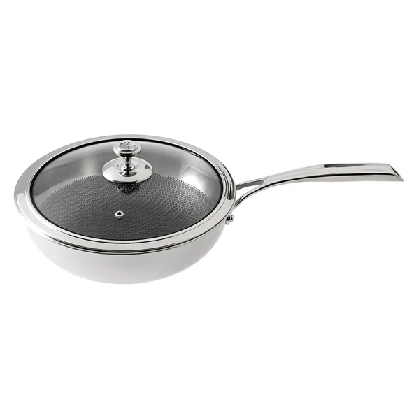 Jumbo Gourmet 3PLY İndüksiyon Tabanlı Wok Tava 26 cm ürün görseli 1
