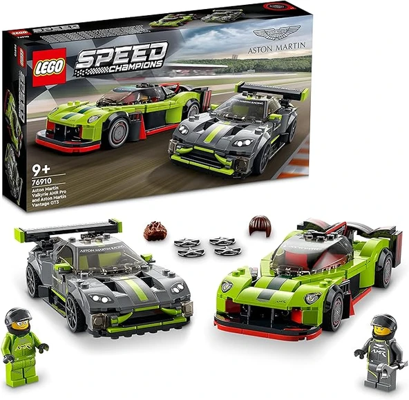 LEGO 76910 Speed Champions Aston Martin Valkyrie AMR Pro ve Aston Martin Vantage GT3 ürün görseli 1