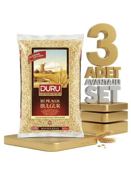 Duru İri Bulgur 3x1 Kg - Resim 2