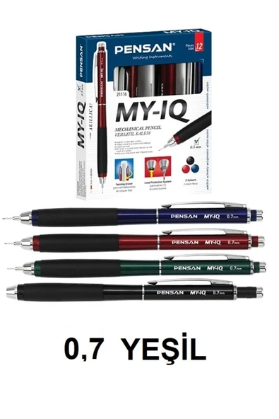 IQ VERSATİL KALEM MY IQ 0.7 MM YEŞİL ürün görseli 1