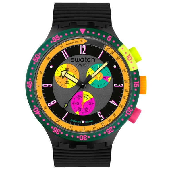 SB02B104 Swatch Neon Sepya Erkek Kol Saati SB02B104 ürün görseli 1