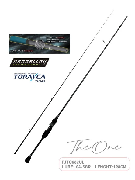 Fujin Fujin TheOne 198cm 04-5gr LRF Kamışı 662UL ürün görseli 1