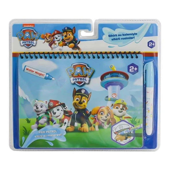 Paw Patrol Sihirli Boyama Kitabı - Özel Su Kalemli Tekrar Kullanılabilir Aktivite Seti ürün görseli 1
