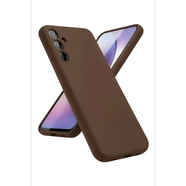 Samsung Galaxy A24 4G Kılıf First Silikon - Kahverengi ürün görseli 1