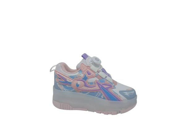 Free Balance 250 Çocuk Pudra Işıklı Patenli Tekerlekli Sneaker Spor ürün görseli 1