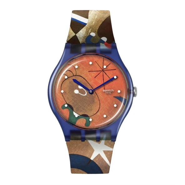 SO29Z136 Swatch Miro's Women & Bird in the Moonlight Unisex Kol Saati SO29Z136 ürün görseli 1
