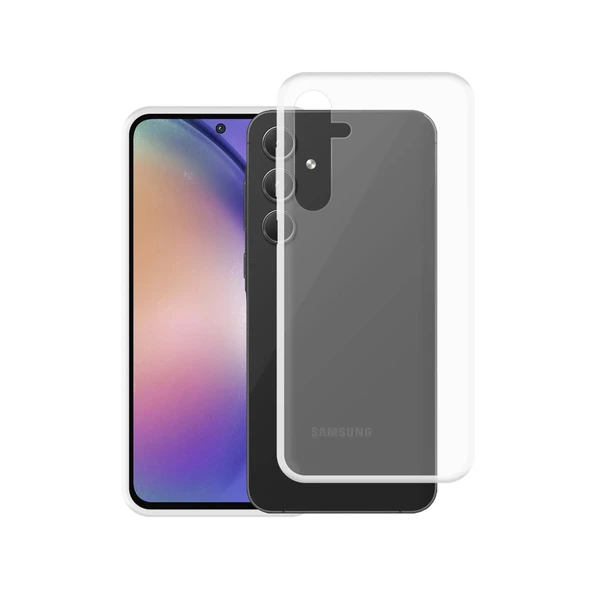 Samsung Galaxy A55 5G Kılıf Lüx Şeffaf Silikon ürün görseli 1