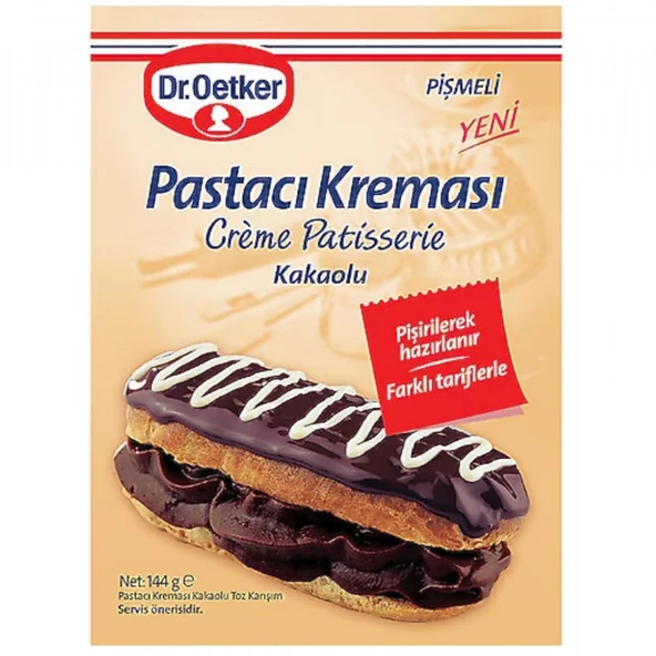 DR.OETKER 144GR KAKAOLU PASTACI KREMASI PISMELI ürün görseli 1