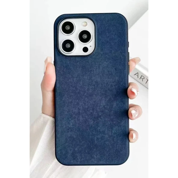 İphone 15 Pro Kılıf Karen Magsafe Kapak - Lacivert ürün görseli 1