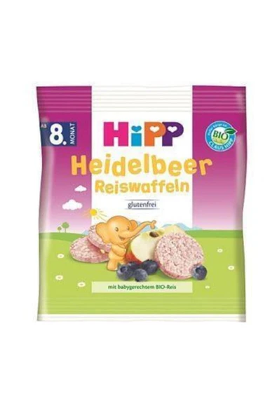 Hipp Yaban Mersinli Pirinçli Gofret 30 gr ürün görseli 1