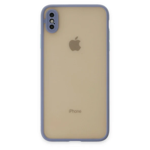 İphone X Kılıf Montreal Silikon Kapak - Gri ürün görseli 1