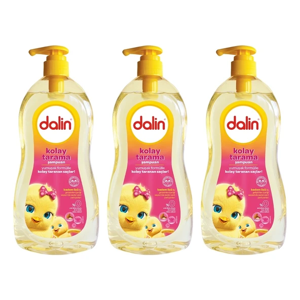 Badem Yağlı Kolay Tarama Şampuanı 700 ml x 3 Adet ürün görseli 1