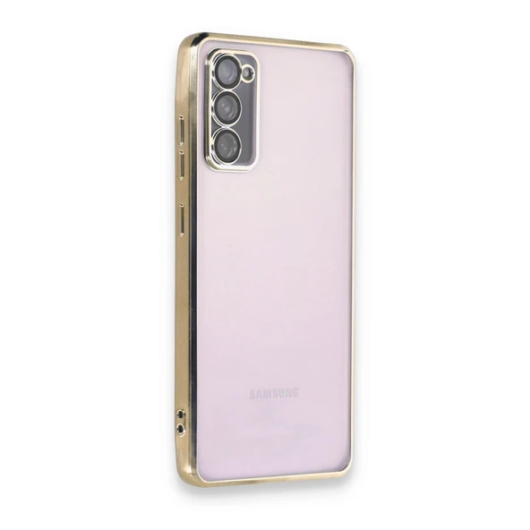Samsung Galaxy S20 Fe Kılıf Razer Lensli Silikon - Gold ürün görseli 1