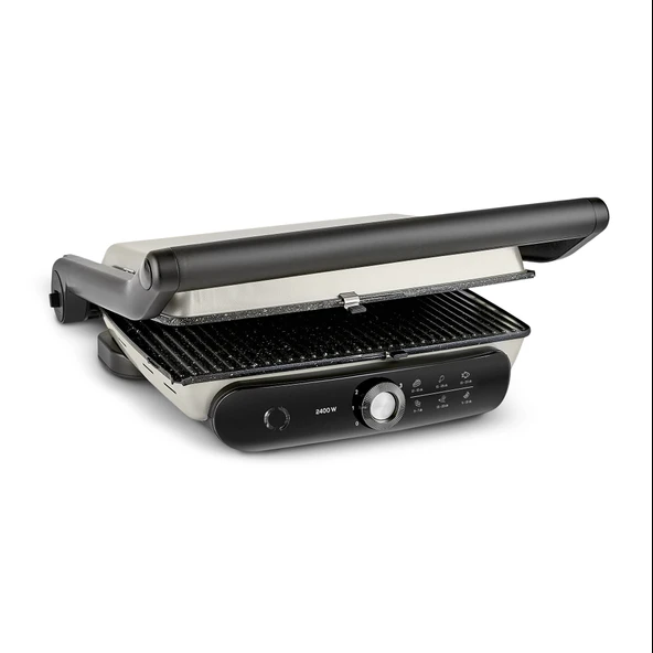 Karaca Gastro Grill Pro 6 Dilim Kapasiteli Tost Makinesi 2400W Creamy ürün görseli 1
