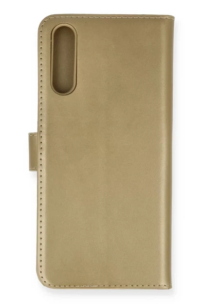 Newface Huawei P Smart S Kılıf Trend S Plus Kapaklı Kılıf - Gold ürün görseli 1