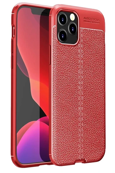 Newface Apple iPhone 12 Pro Max Kılıf Auto Focus Kapak - Kırmızı ürün görseli 1