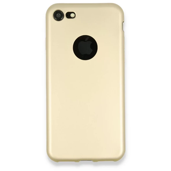 Newface Apple iPhone 7 Kılıf First Silikon - Gold - Resim 3