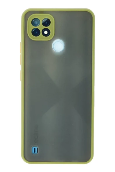 Newface Realme C21 Kılıf Montreal Silikon Kapak - Açık Yeşil ürün görseli 1