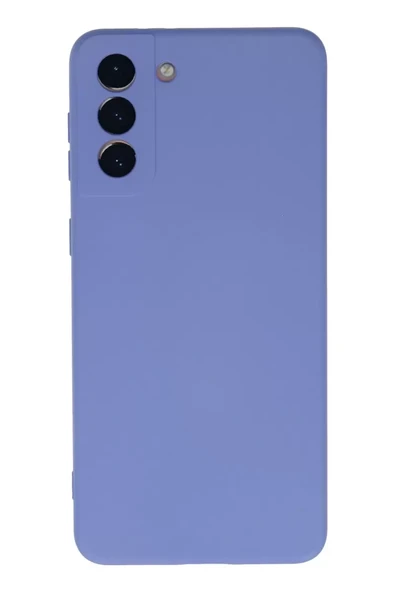 Newface Samsung Galaxy S21 Plus Kılıf Nano içi Kadife Silikon - Lila ürün görseli 1