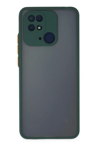 Newface Xiaomi Redmi 10C Kılıf Montreal Silikon Kapak - Yeşil ürün görseli 1