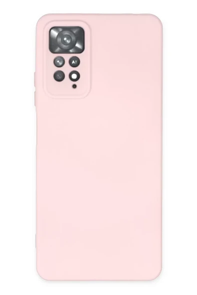 Newface Xiaomi Redmi Note 11 Pro Kılıf Nano içi Kadife Silikon - Pudra ürün görseli 1