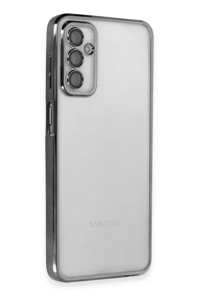 Newface Samsung Galaxy M23 Kılıf Razer Lensli Silikon - Siyah ürün görseli 1