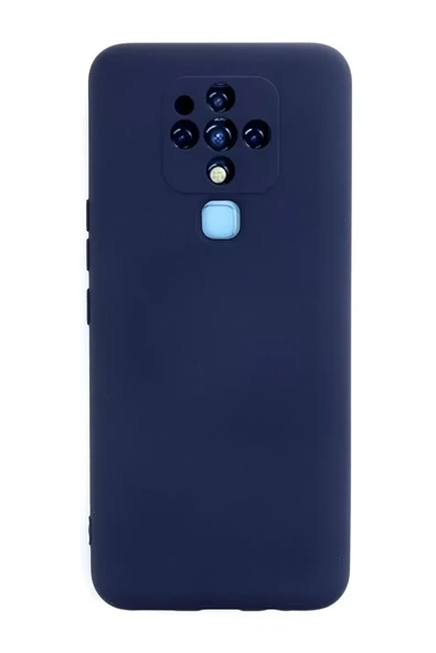 Newface Tecno Camon 16 Kılıf Nano içi Kadife Silikon - Lacivert ürün görseli 1