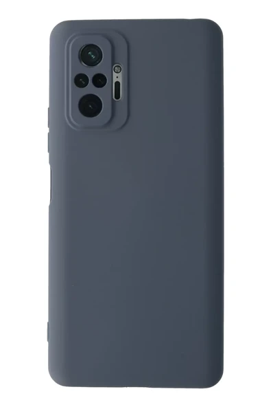 Newface Xiaomi Redmi Note 10 Pro Kılıf Nano içi Kadife Silikon - Gri ürün görseli 1