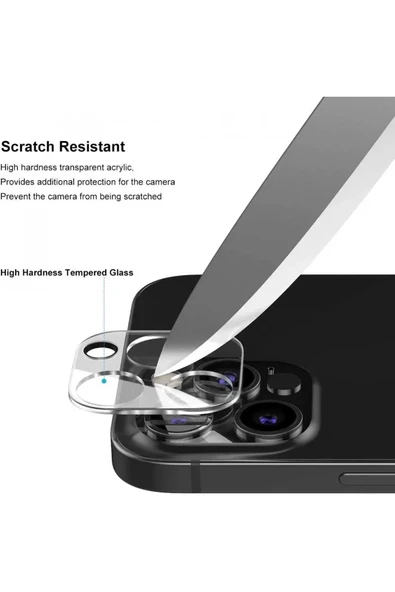 Newface Apple iPhone 11 Kamera Lens Koruma Cam - Resim 3