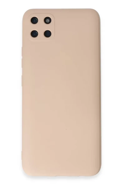 Newface Realme C11 Kılıf Nano içi Kadife Silikon - Pudra ürün görseli 1