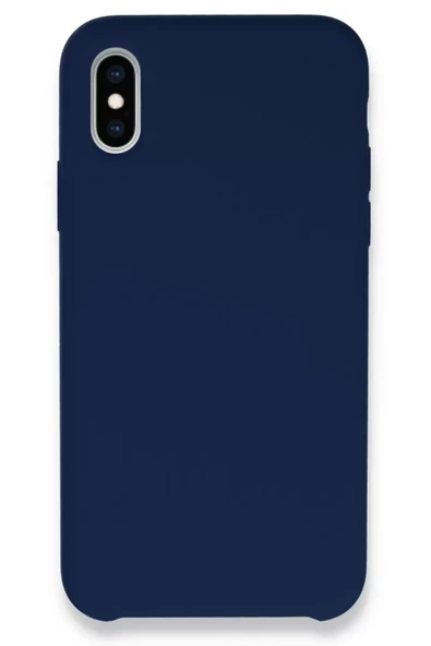 Newface Apple iPhone XS Max Kılıf Lansman Legant Silikon - Lacivert ürün görseli 1