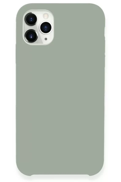 Newface Apple iPhone 11 Pro Max Kılıf Lansman Legant Silikon - Açık Gri ürün görseli 1